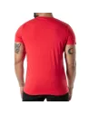 Colorful V T-shirt Red