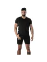 Colorful V T-shirt Black