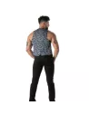 Camo Chain Vest Blue