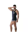 Navy Camo Tank Top Blue