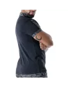 Camo Polo Navy
