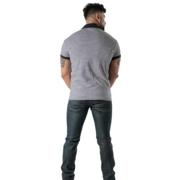 Sailor Stripes Polo Black