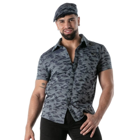 Camo Beret - Men's Fashion Accessories | TOF Paris
