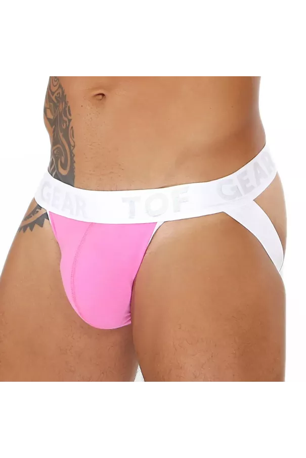 Alpha Jockstrap Pink/White