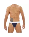 Alpha Jockstrap Navy/Blanc