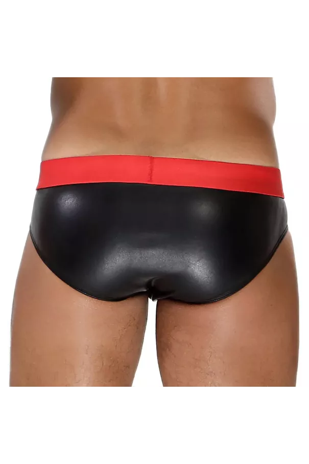 Fetish Brief Black/Red