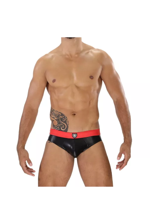 Fetish Brief Black/Red
