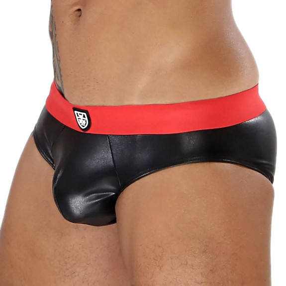 Fetish Brief Black/Red