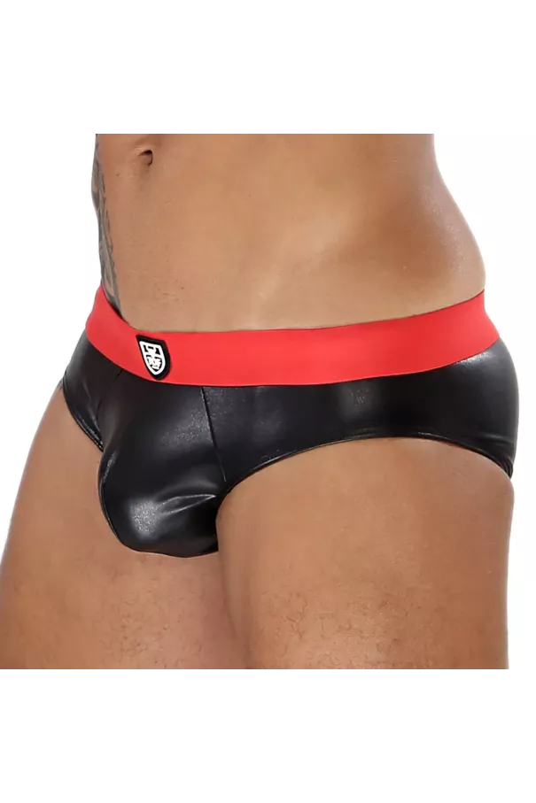 Fetish Brief Black/Red