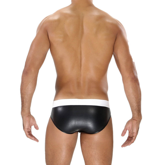 Fetish Brief Black and White