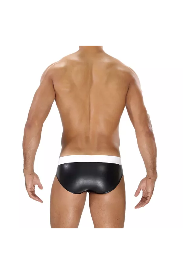 Fetish Brief Black and White