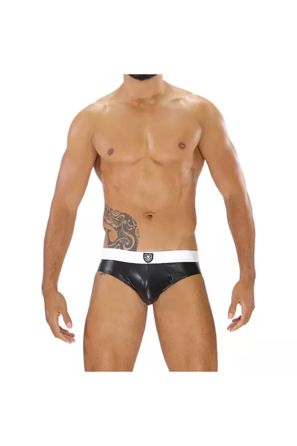 Fetish Brief Black and White
