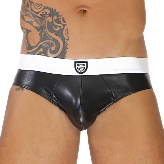 Fetish Brief Black and White