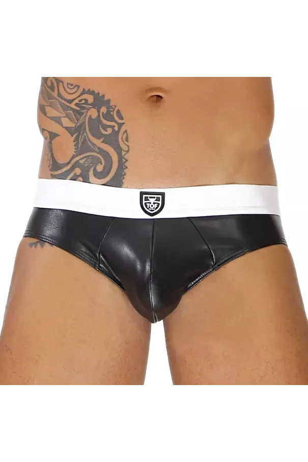 Fetish Brief Black and White