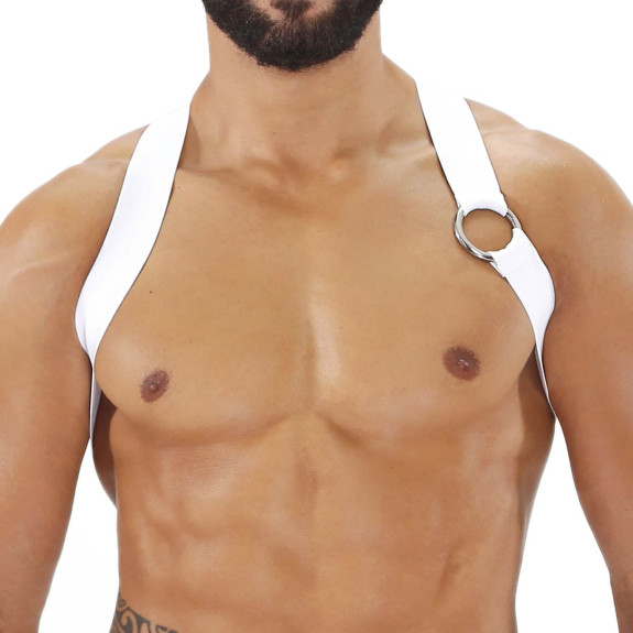 Party Boy Elastic Harness White