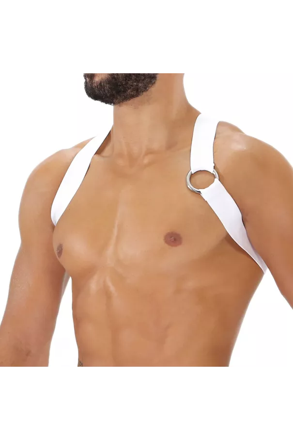 Party Boy Elastic Harness White