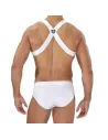 Party Boy Elastic Harness White