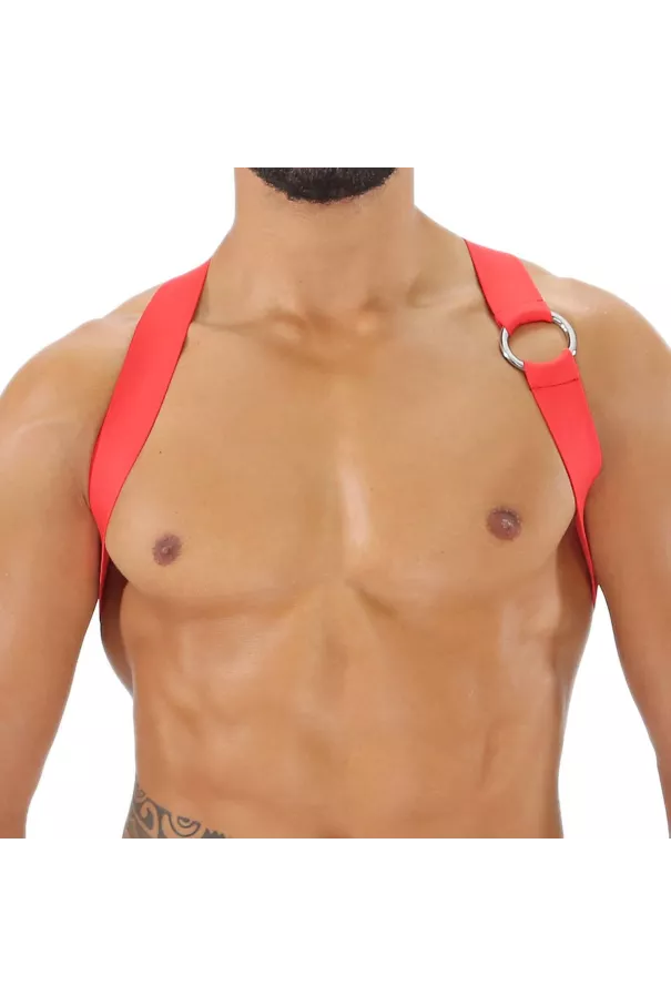 Harness - Red - Mens - Front