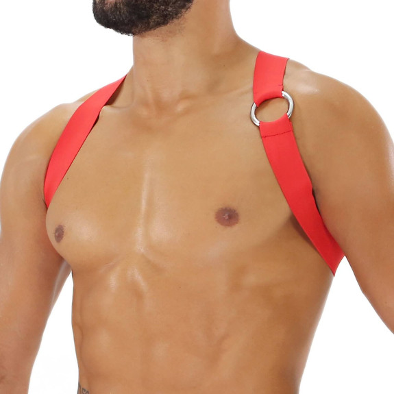 Party Boy Elastic Harness Red