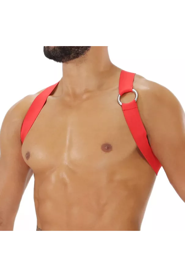Party Boy Elastic Harness Red