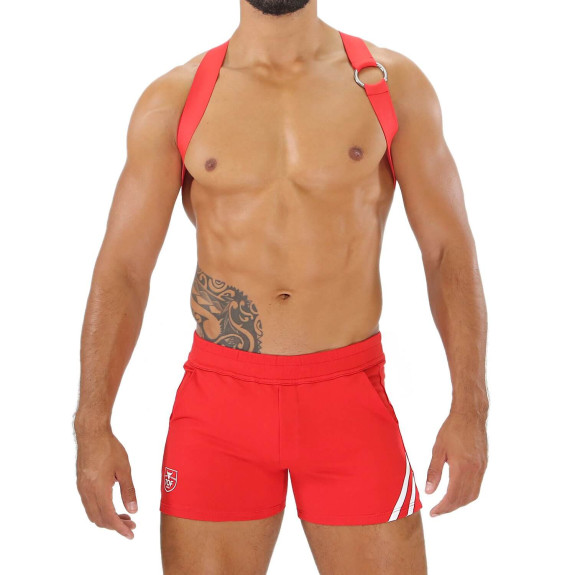 Party Boy Elastic Harness Red