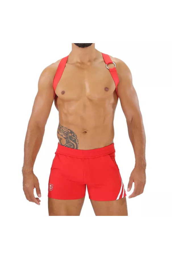 Party Boy Elastic Harness Red