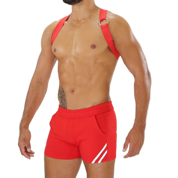 Harness - Red - Mens - Red Short - Sideways