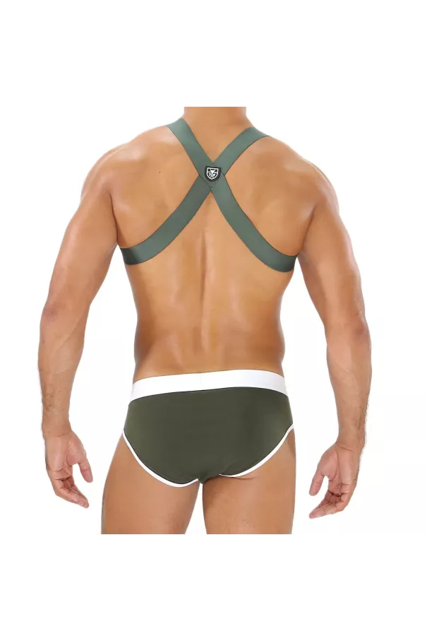 Party Boy Elastic Harness Khaki