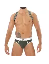 Party Boy Elastic Harness Khaki Camo