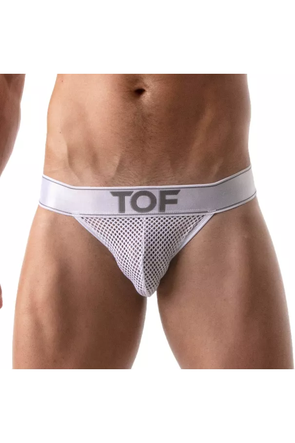 Mesh Jock White-white