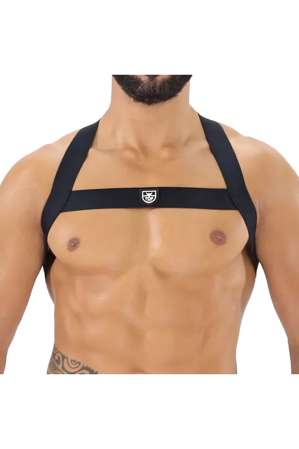 Fetish Elastic Harness Black