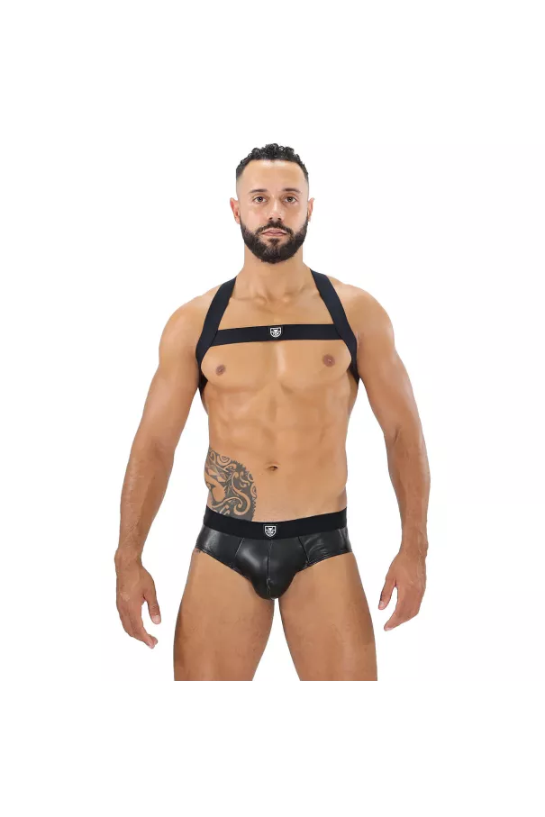 Fetish Elastic Harness Black
