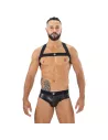 Fetish Elastic Harness Black