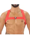 Fetish Elastic harness Red