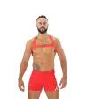 Fetish Elastic harness Red