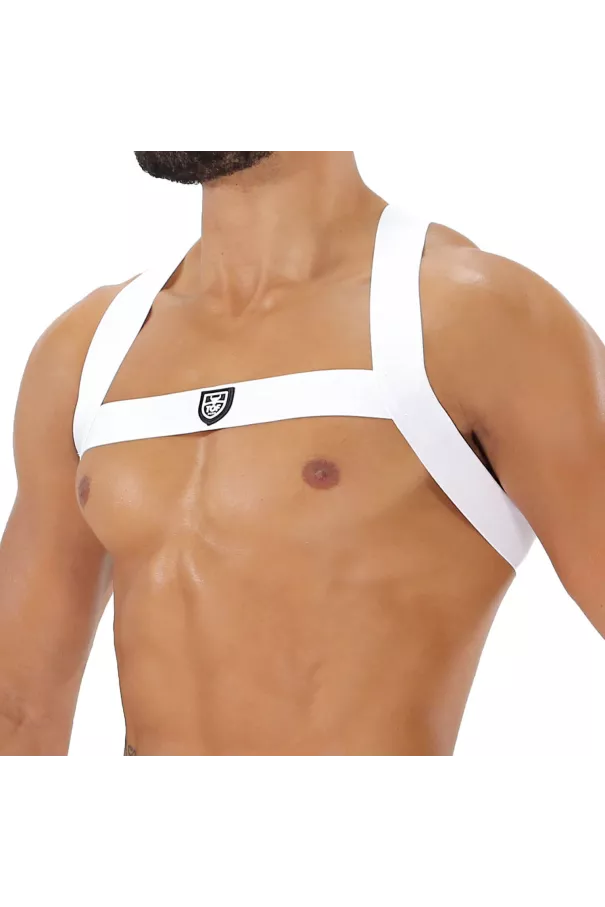 harness white for men from sideways