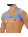 Fetish Elastic Harness Blue