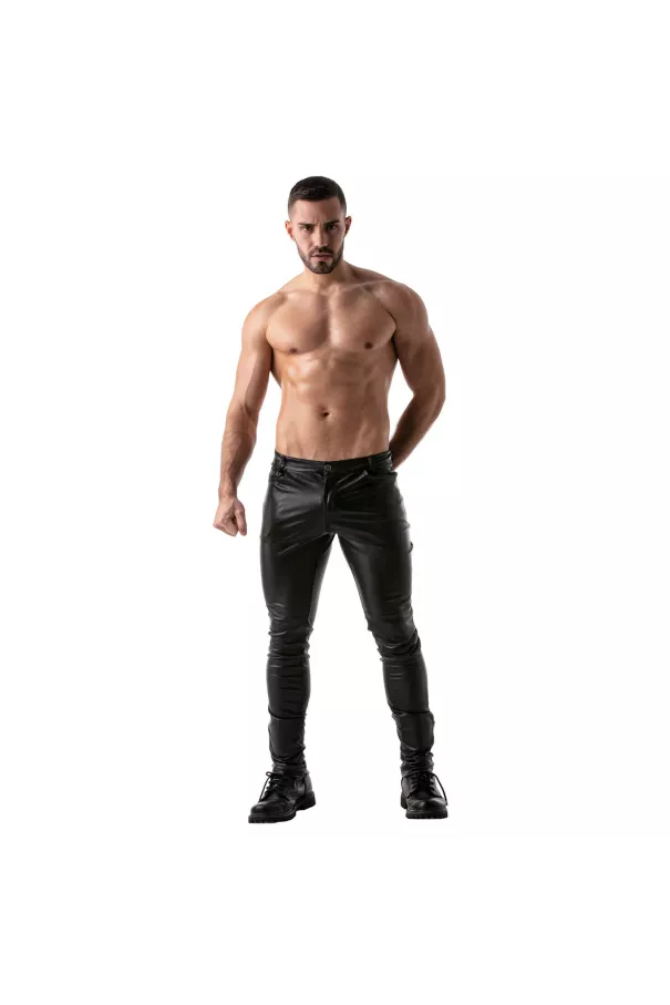 Fetish wear - Pants - Men - Front - Leather