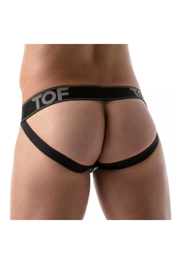 Stripes Push-up jockstraps navy-black