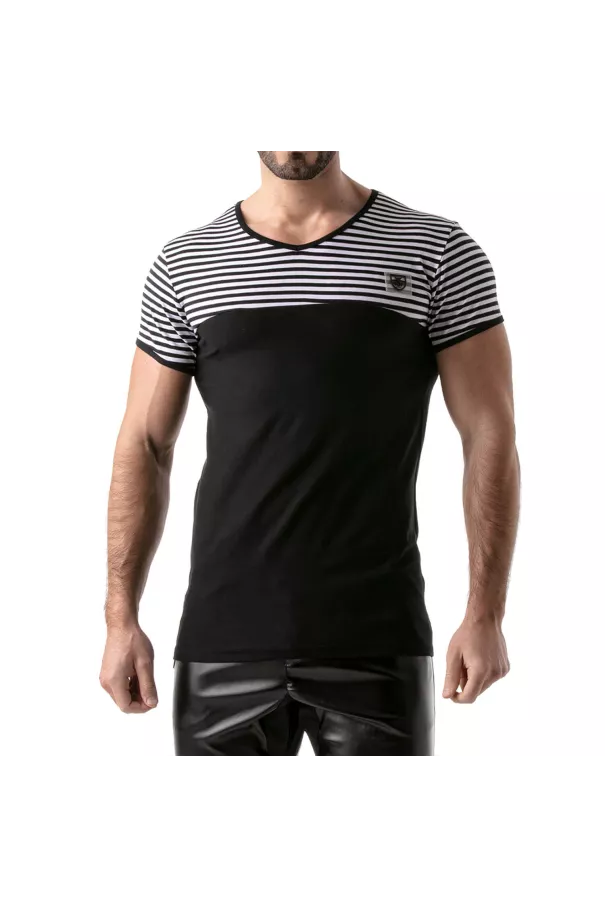 Stripes t-shirt Black-black