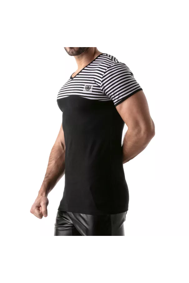Stripes t-shirt Black-black