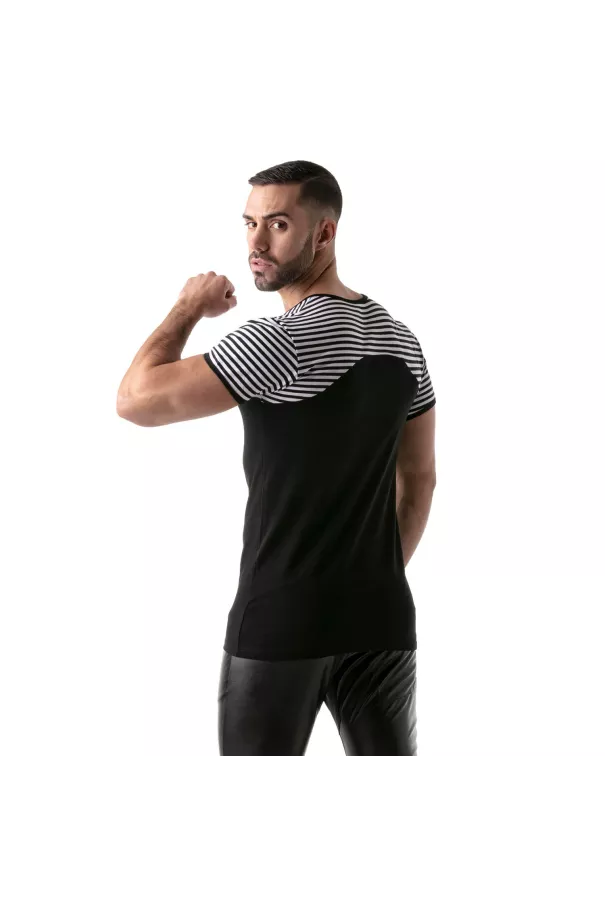 Stripes t-shirt Black-black
