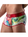 Tie Dye XL Push-up Trunks Red