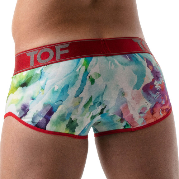 Tie Dye XL Push-up Trunks Red