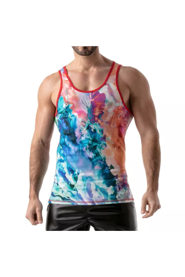 Tie Dye Tank top Red