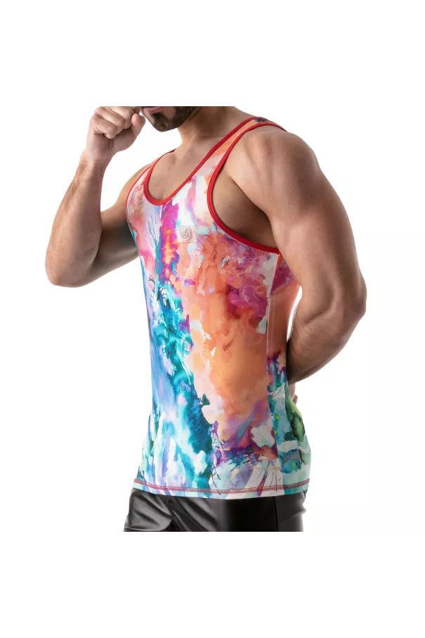 Tie Dye Tank top Red