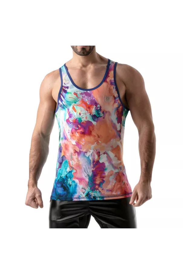 Tie Dye Tank top Blue