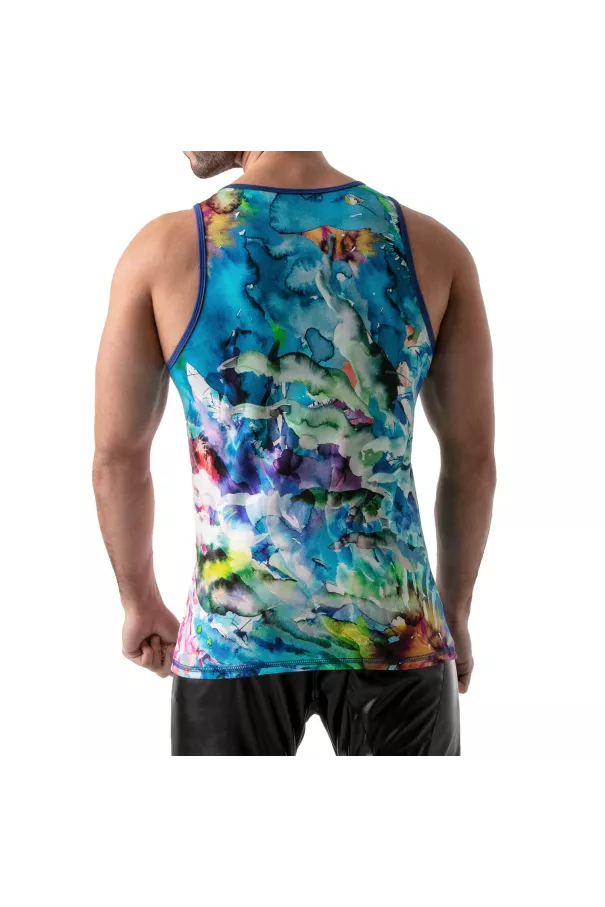 Tie Dye Tank top Blue