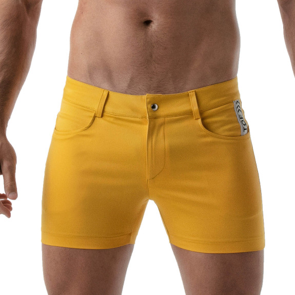 Mid-Thigh Shorts Yellow