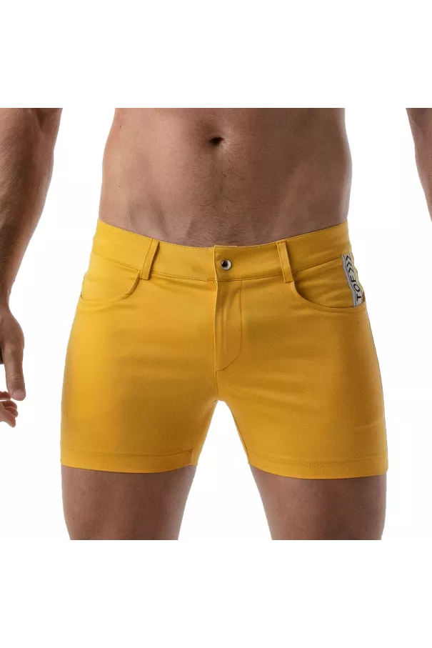 Mid-Thigh Shorts Yellow